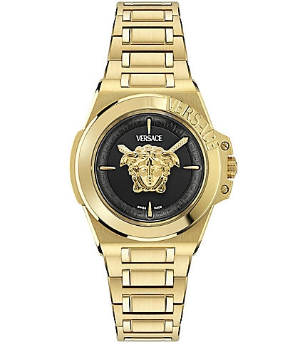 Versace Women's Hera Analog Gold Tone Stainless Steel Bracelet Watch