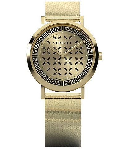 Versace Women's New Generation Quartz Analog Gold Stainless Steel Bracelet Watch