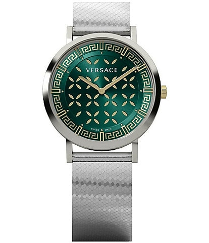 Versace Women's New Generation Quartz Analog Silver Stainless Steel Bracelet Watch