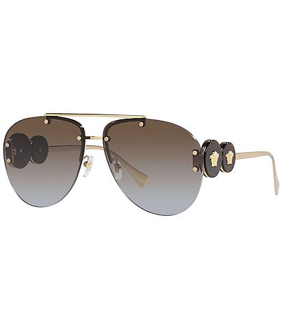 Versace Women's VE2250 63mm Aviator Sunglasses