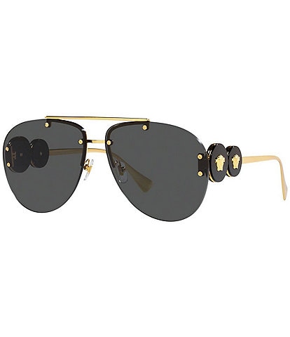 Versace Women's VE2250 63mm Aviator Sunglasses