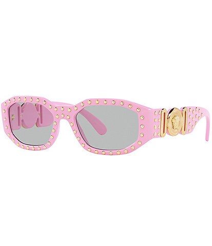 Versace Women's Ve4361 53mm Studded Square Sunglasses