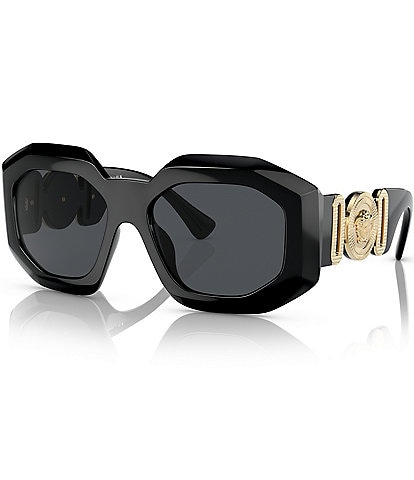 Versace VE4424U Polarized  56mm Rectangle Statement Sunglasses