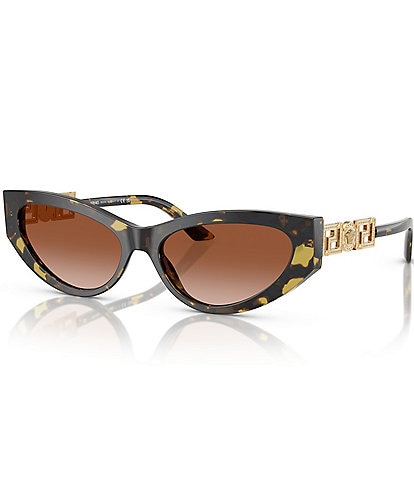 Versace Women's VE4470B 56mm Havana Cat Eye Sunglasses