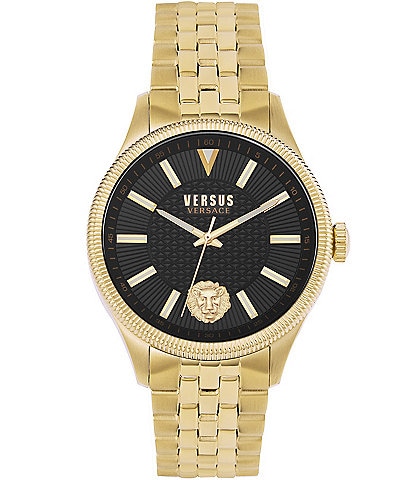 Diesel Men\'s Split Chronograph Gold-Tone Stainless Steel Bracelet Watch |  Dillard\'s