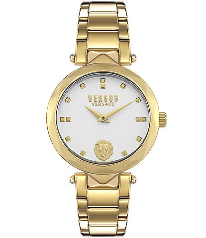 Versus by Versace Women's Covent Garden Analog Gold Stainless Steel Bracelet Watch