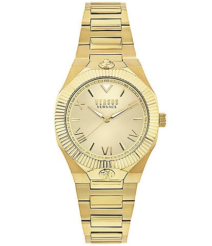 Versus By Versace Women's Echo Park Analog Gold Stainless Steel Bracelet Watch