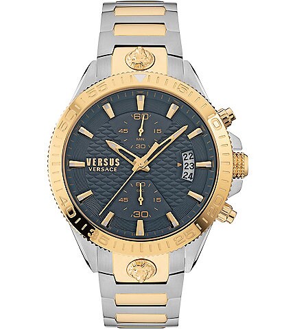 Versus Versace Men's Griffith Quartz Chronograph Two Tone Bracelet Watch