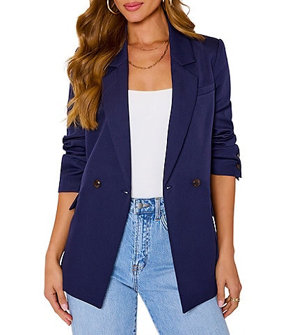 VICI Collection Double Breasted Button Front Blazer