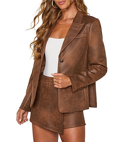 VICI Collection Faux Suede Blazer