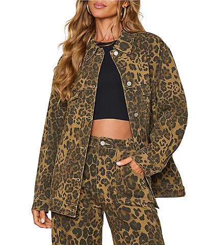 VICI Collection Leopard Influencer Jacket