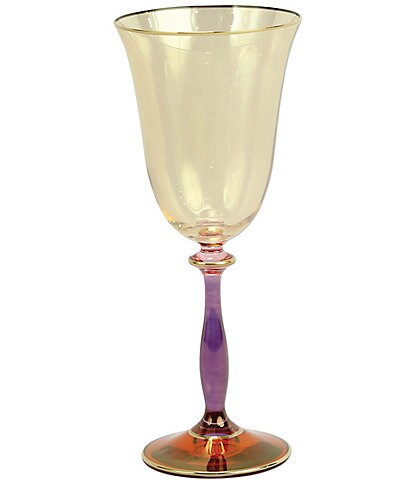 VIETRI Regalia Deco Red Wine Glass