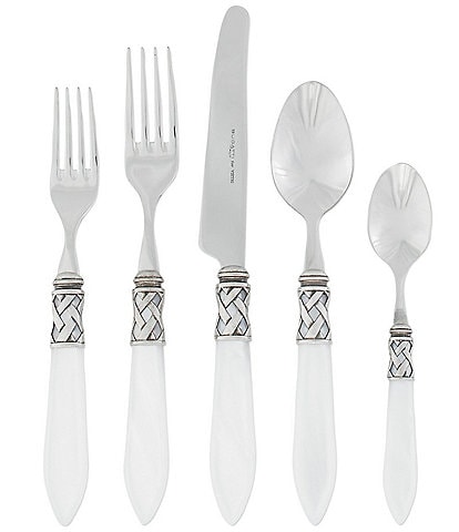 VIETRI Aladdin Antique 5-Piece Stainless Steel Flatware Set