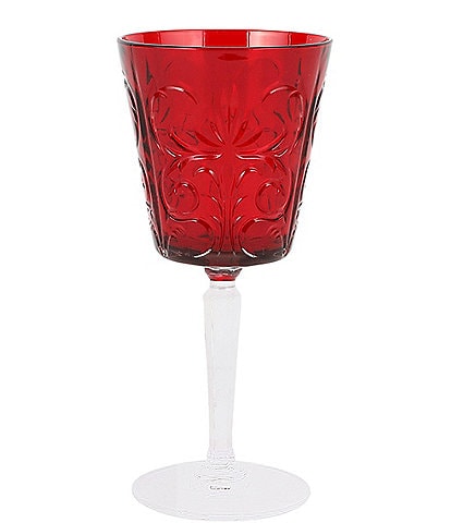 VIETRI Barocco Ruby Wine Glass