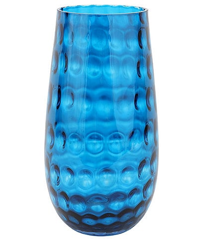 VIETRI Bolla Glass Pebbled Vase