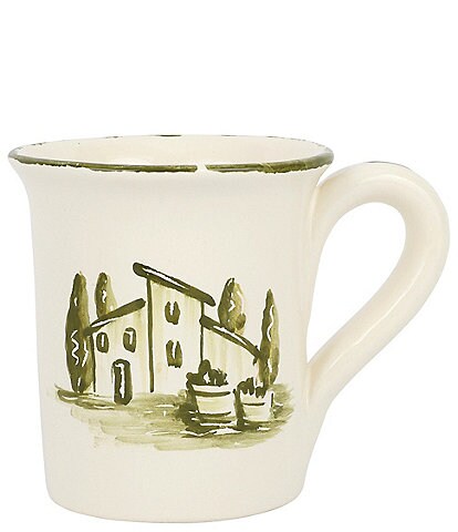 VIETRI Borgo Verde Collection Tuscan Coffee Mug