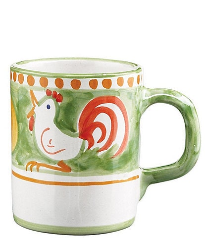 VIETRI Campagna Chicken Gallina Print Coffee Mug