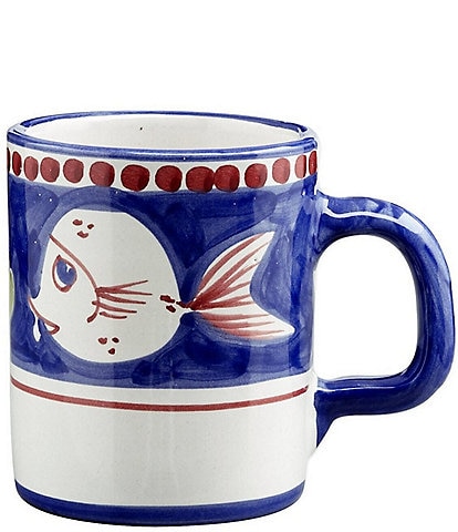 VIETRI Campagna Pesce Fish Print Mug