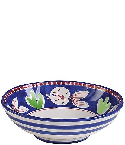 VIETRI Campagna Uccello Print Large Serving Bowl