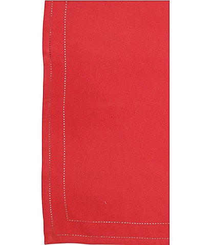 VIETRI Cotone Linens Napkins with Double Stitching, Set of 4
