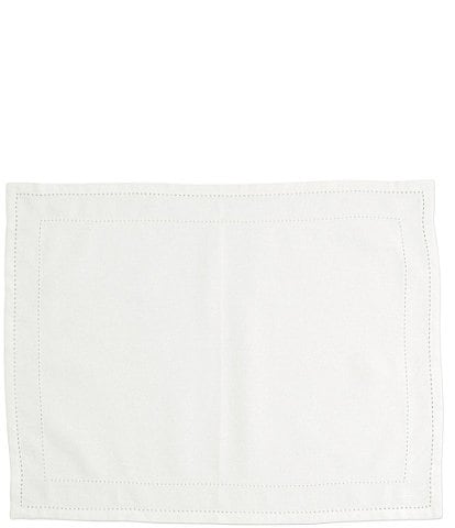 VIETRI Cotone Linens Placemats with Double Stitching - Set of 4
