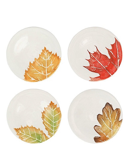 VIETRI Festive Fall Autunno Assorted Canape Plates