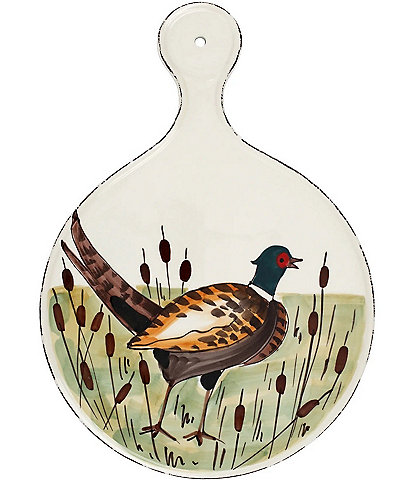 VIETRI Festive Fall Wildlife Pheasant Cheese Board