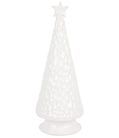 VIETRI Foresta Large Hammered Tree Figurine