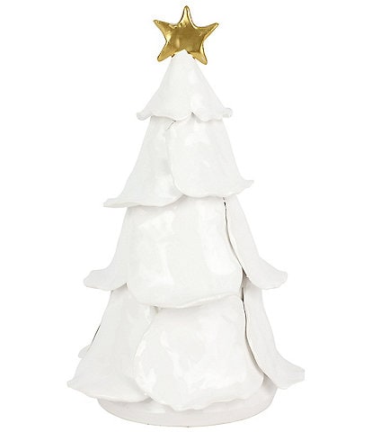 VIETRI Foresta Medium Ruffled Tree