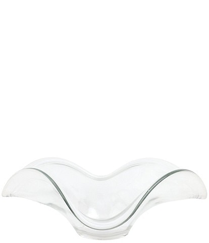 VIETRI Hibiscus Clear Curve Bowl