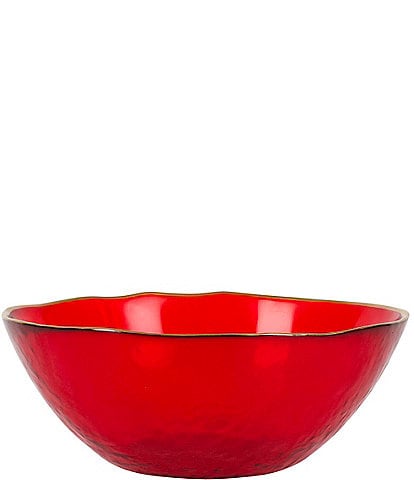 VIETRI Holiday Glass Berry Bowl