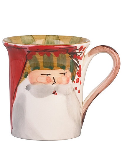 VIETRI Holiday Old St. Nick Mug