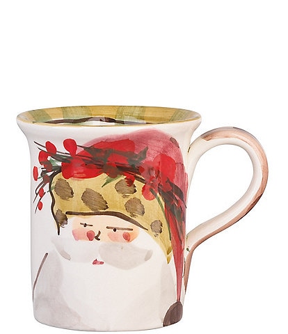 VIETRI Holiday Old St. Nick Mug