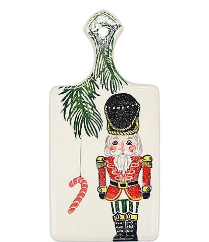 VIETRI Holiday Rred Nutcracker Cheese Board