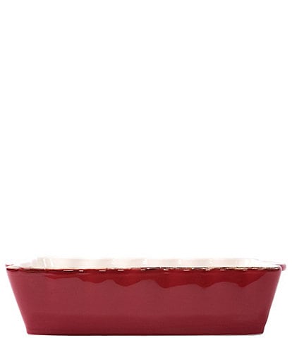 VIETRI Italian Bakers Aqua Large Rectangular Baking Dish