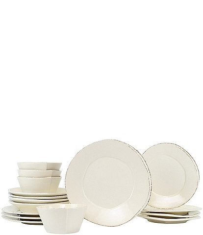 VIETRI Lastra Collection 16-Piece Dinnerware Set