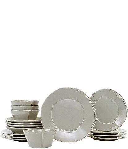 VIETRI Lastra Collection 16-Piece Dinnerware Set