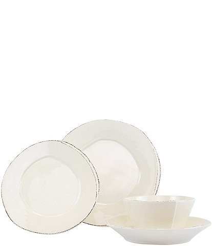 VIETRI Lastra Collection 4-Piece Place Setting