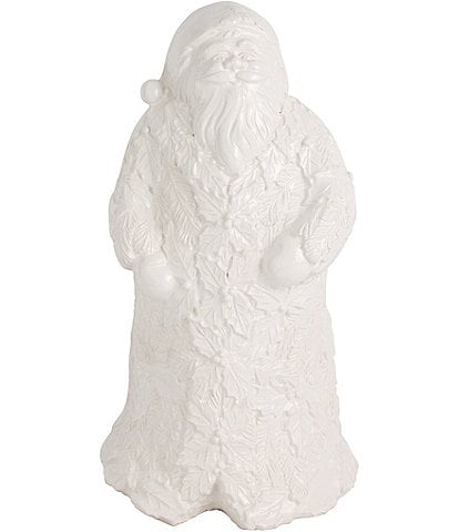 VIETRI Lastra Holiday Figural Santa with Foilage