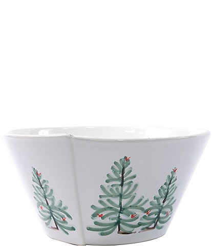 VIETRI Lastra Holiday Medium Stacking Serving Bowl