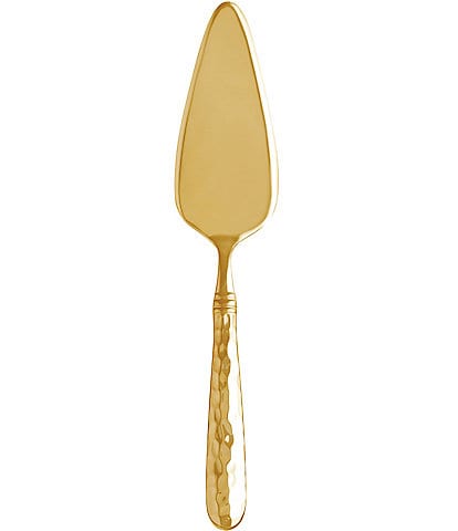 VIETRI Martellato Collection Gold Pastry Server