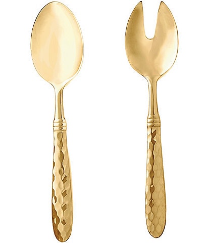 VIETRI Martellato Collection Salad Server Set