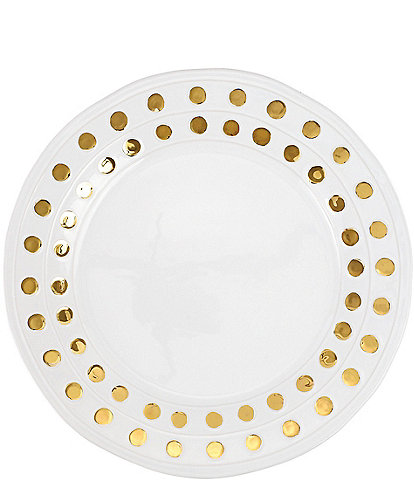 VIETRI Medici Gold Large Round Platter