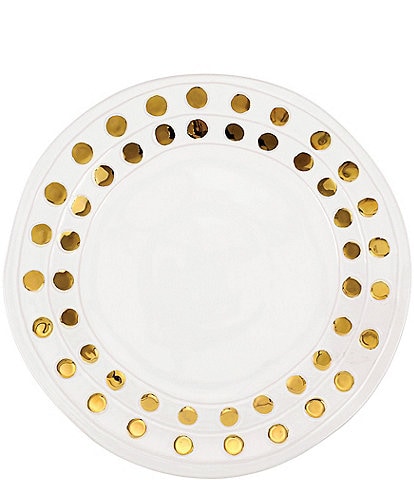 VIETRI Medici Gold Round Platter