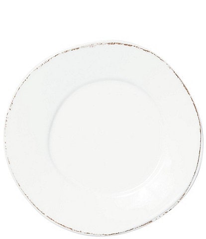 VIETRI Melamine Lastra White Dinner Plate