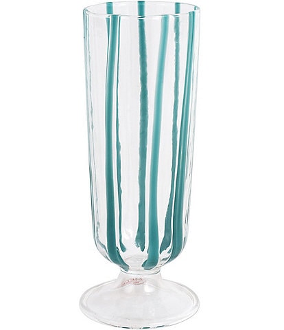 VIETRI Nuovo Stripe Champagne Glass