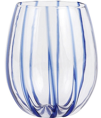 VIETRI Nuovo Stripe Stemless Wine Glass