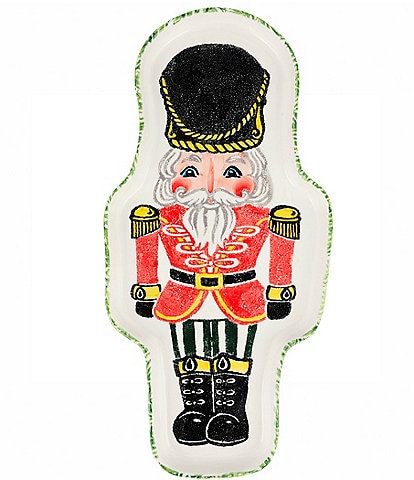 VIETRI Nutcrackers Figural Shaped Platter