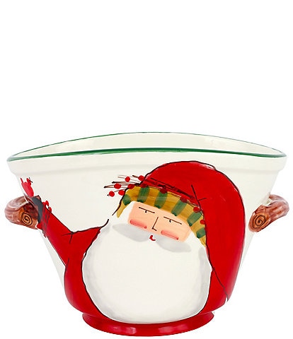 VIETRI Old St. Nick Collection Cachepot