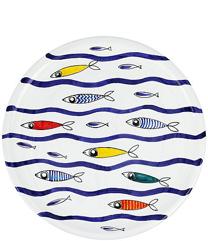 VIETRI Pesce Pazzo Round Platter